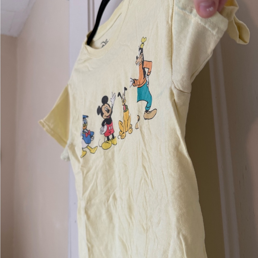 Mickey and Friends Disney Yellow Tshirt - Picture 3 of 4